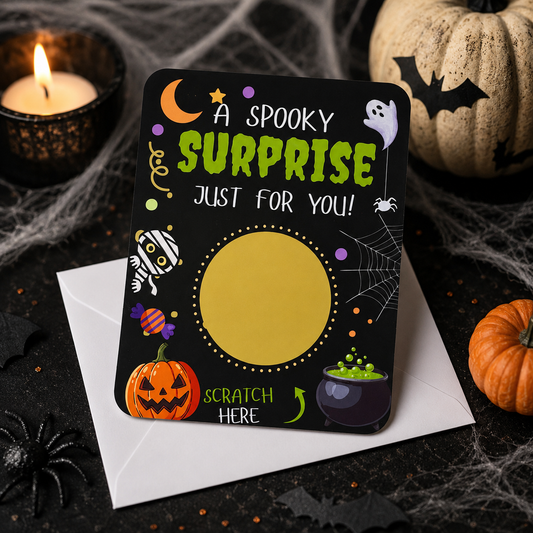 Halloween Scratch Card